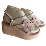 Sandália dismetria rose slide com suporte calcanhar
