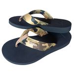 Chinelo ortopédico, unissex camuflado palmilha preto.
