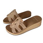 Sandália de compensação de altura, palmilha slim Alley Surf