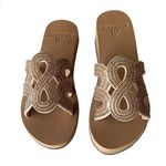 Sandália de compensação de altura, palmilha slim Alley Surf