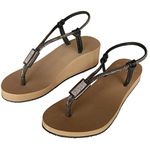 Sandália dismetria tira com pedras cristal slim