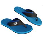 Chinelo flep flop super macio com sola de borracha palmilha azul Alley Surf