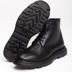Bota Coturno Masculino Preto