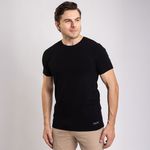 Camiseta Slim Cotton Preta