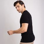 Camiseta Slim Cotton Preta