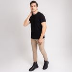 Camiseta Slim Cotton Preta