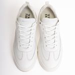 Tênis Casual Under em Couro Branco