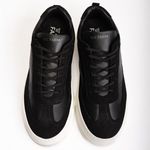 Tênis Casual Under em Couro Preto