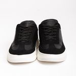 Tênis Casual Under em Couro Preto