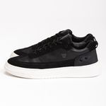 Tênis Casual Under em Couro Preto