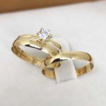 Aliança Banhada a Ouro Tradicional 4mm