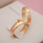 Aliança Ouro 18K - Modelo Poly 