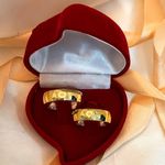 Aliança de Prata Revestida com Ouro 18k - Modelo Ster 