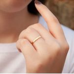 ALIANÇA DE OURO 18K - Modelo Ully