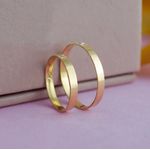 ALIANÇA DE OURO 18K - Modelo Ully