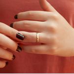 ALIANÇA DE OURO 18K - Modelo Zoé