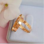 ALIANÇA DE OURO 18K - Modelo Zoé