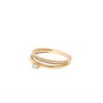 Solitário Duplo em Ouro 18k - Modelo Charlene