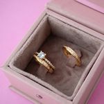 COMBO ALIANÇA EM OURO 18K - 3MM 