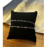 Pulseira Prata Feminina Coração 