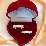 Aliança Em Prata - Modelo Guta 4mm Diamantada 1Pedra na Feminina 
