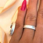 Aliança Em Prata - Modelo Guta 4mm Diamantada 1Pedra na Feminina 