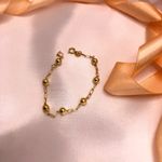 Pulseira Infantil Ouro 18K - Bolinha