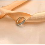 Pircing em Prata - Modelo Cravejado Helix 