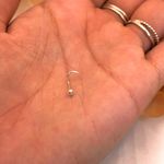 Pircing em Prata - Modelo Nariz de Bolinha 