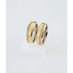 Aliança Ouro 18k 750 e Prata 950 - Modelo Marília