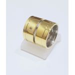 Aliança Ouro 18 750 e Prata 950 10mm