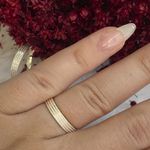 Aliança prata quadrada anatômica Com 3.5mm Toda diamantada com três canaletas lisas