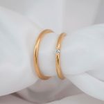 ALIANÇAS OURO 18K 1,5MM - MODELO DIANNA