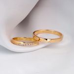 ALIANÇAS EM OURO 18K - MODELO CHLOE