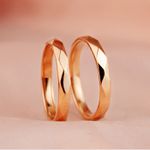 ALIANÇAS OURO 18K 4MM - MODELO ALICE