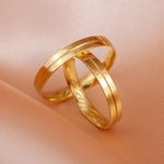 ALIANÇA DE OURO 18k - MODELO MELODY