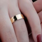 ALIANÇAS OURO 18K MISTA - MODELO MEG