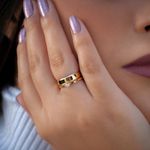 COMBO ALIANÇA EM OURO 18K - 4MM MODELO ELIS 
