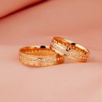 ALIANÇAS OURO 18K - MODELO REALEZA