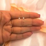 Brinco Prata Zircônia - Ponto de Luz Pequeno 