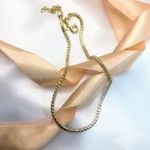 Tornozeleira Banhada á Ouro - Strass
