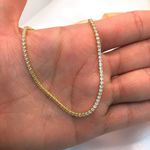 Tornozeleira Banhada á Ouro - Strass