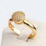 Anel em Ouro 18k Cravejado em Zirconia 