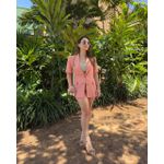 SANDÁLIA NOVA AURORA COURO CREME COM DOURADO