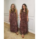 SANDÁLIA FLATFORM LUMA CARAMELO COM APLICAÇÕES