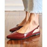 SAPATILHA SORAIA COURO CHERRY