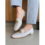 MOCASSIM MAITÊ COURO CREME