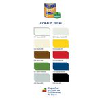 Coralit Total Esmalte Base Água 3,6L Coral