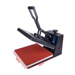 Prensa Plana Elétrica Manual 380mm para DTF/Sublimação Têxtil