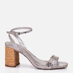 Sandália Feminino Milano Prata 13884